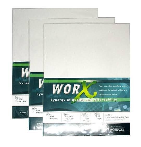 Worx WHITE PAPER SHORT 8.5x11" - 100 SHEETS