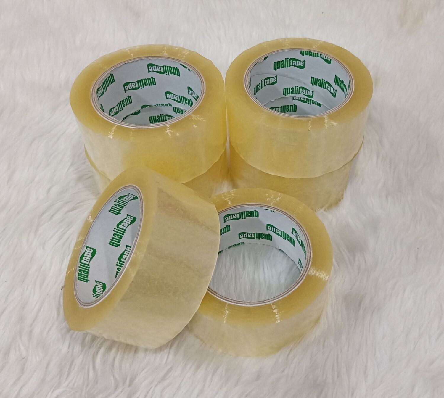 Qualitape CLEAR PACKING TAPE 2"x100
