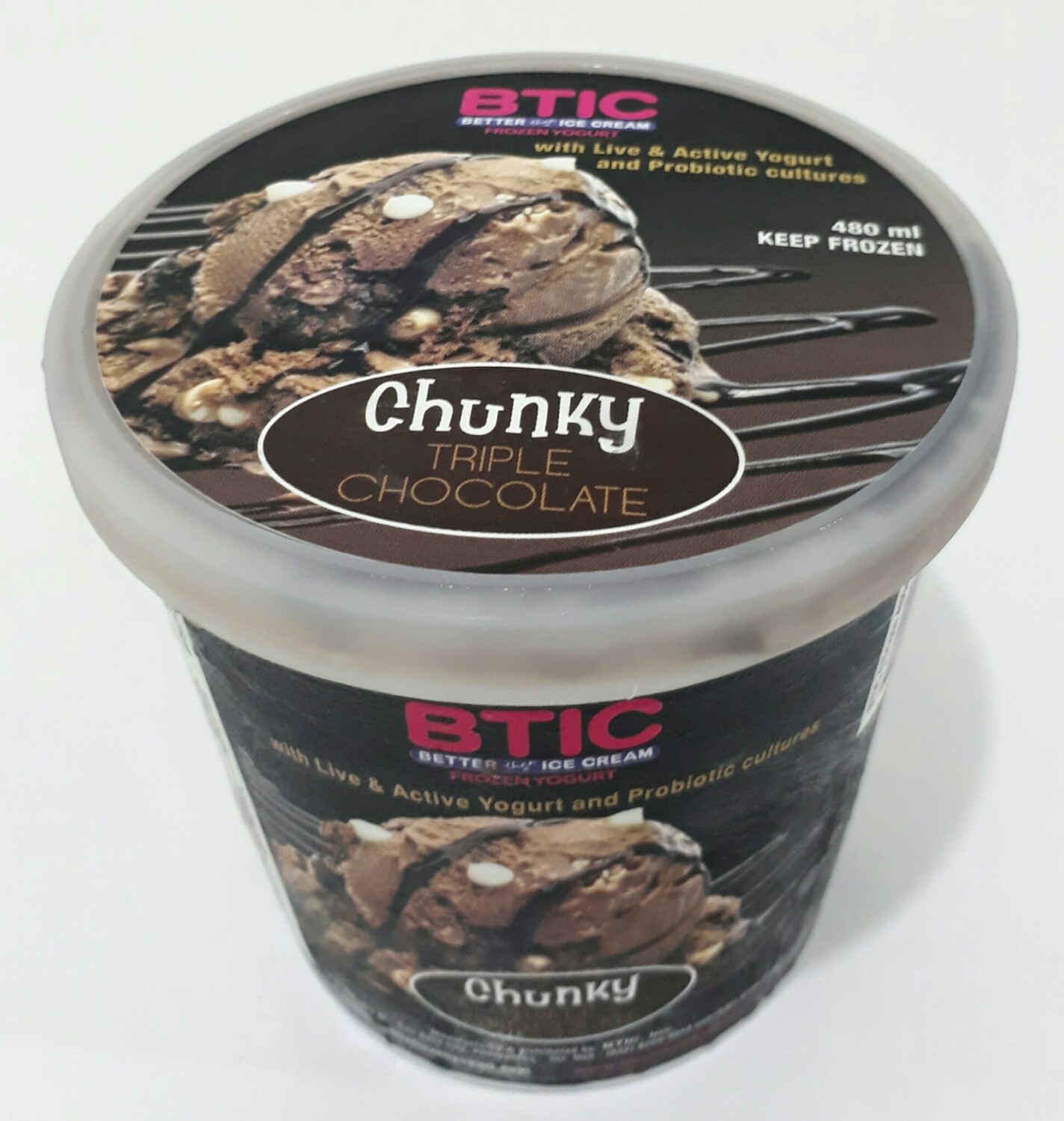 Chunky TRIPLE CHOCOLATE Yogurt Ice Cream 480ml