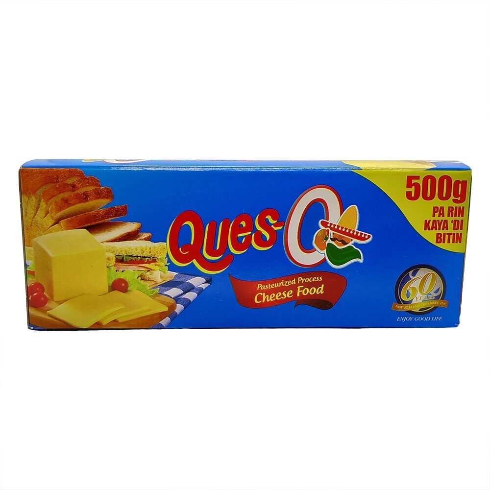 Ques-O PASTEURIZED PROCESSED CHEESE FOOD 500G