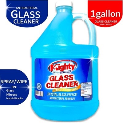 Mighty Glass Cleaner Antibacterial Gallon - GLASS CLEANER GALLON