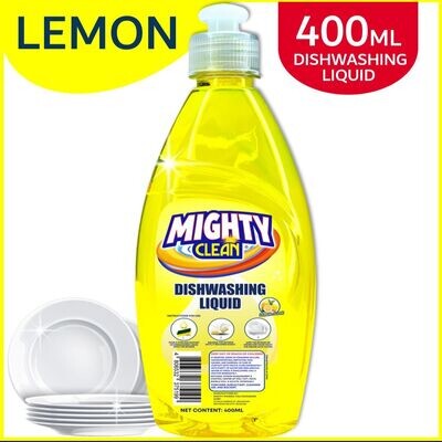 Mighty Clean Dishwashing Liquid Lemon Scent - 400ml