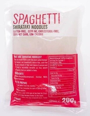 Shirataki Noodles SPAGHETTI 200g - for low carb / keto diet