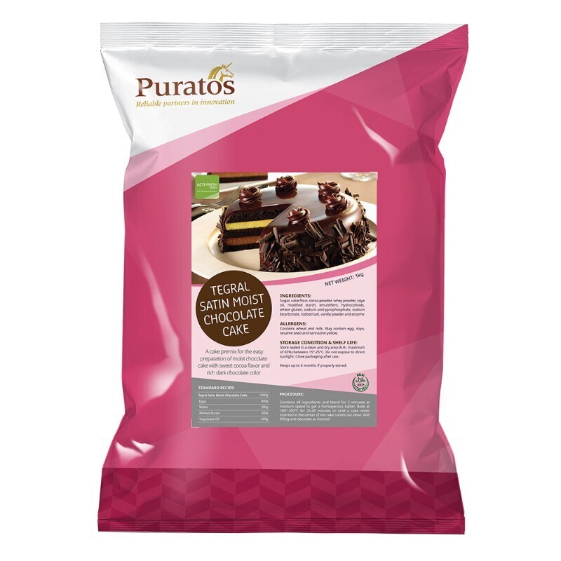 Puratos Tegral Satin MOIST CHOCOLATE CAKE 1kg