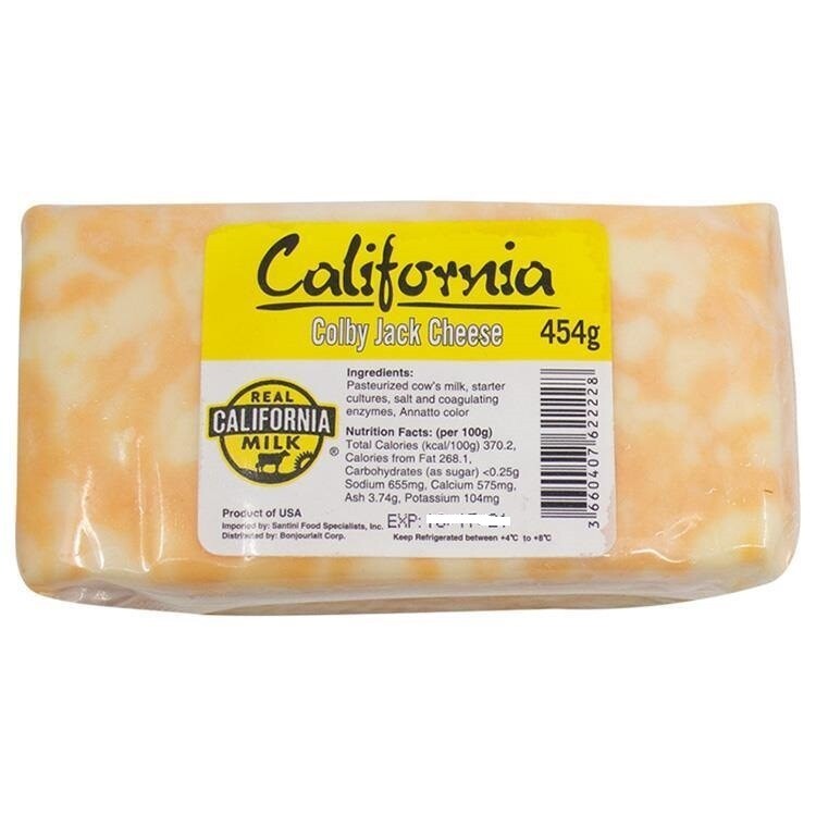 California Colby Jack Cheese Portion 454g