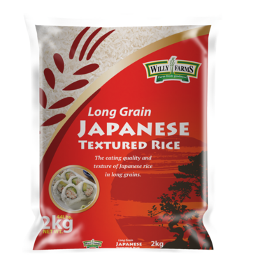 Willy Farms Long Grain Japanese Textured Rice 2kg