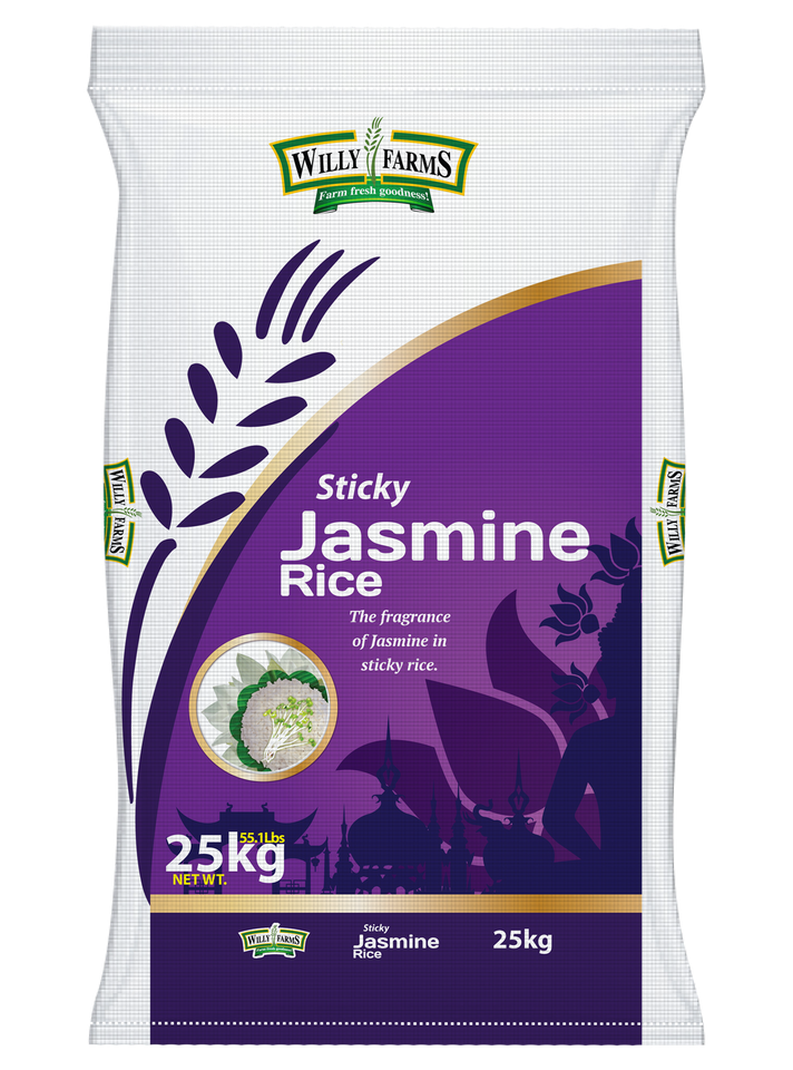 Willy Farms Sticky Jasmine Rice 25kg