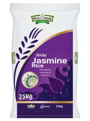 Willy Farms Sticky Jasmine Rice 25kg