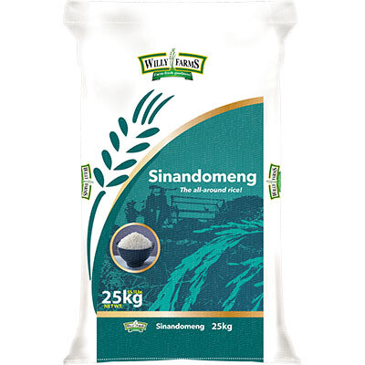 Willy Farms Sinandomeng Rice 25kg