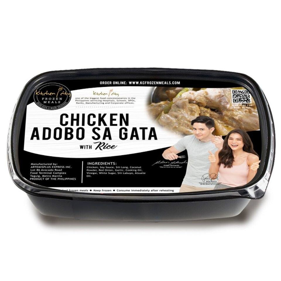 Chicken Adobo sa Gata Rice Meal FROZEN MEALS - 1 PERSON