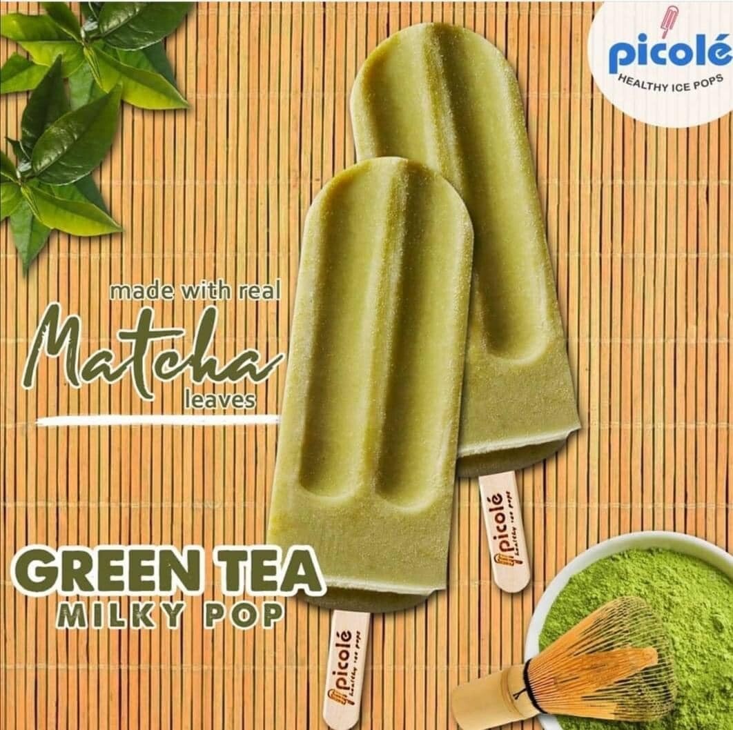 Picole HEALTHY MILKY POPS GREEN TEA 12 pcs