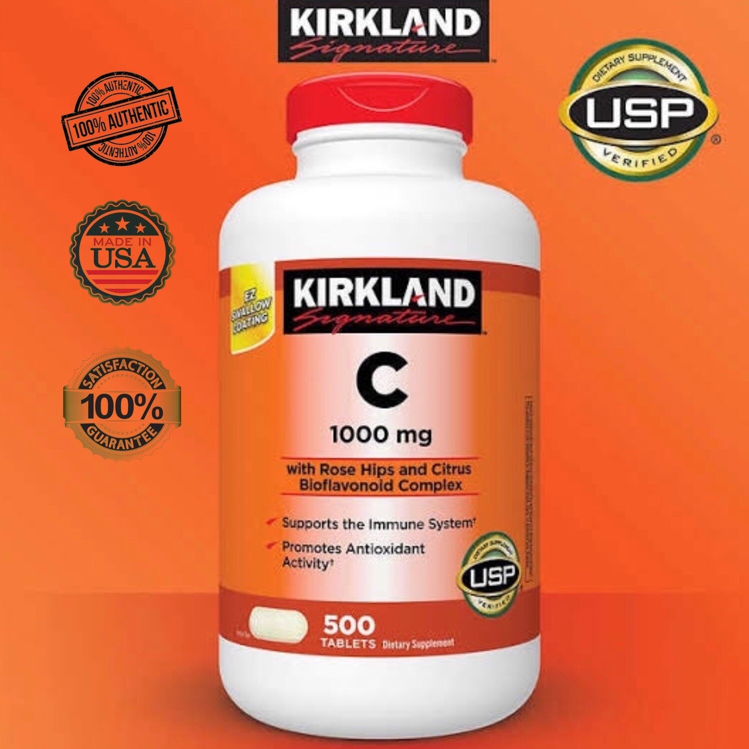 1 TABLET Kirkland Signature Vitamin C 1000mg - SOLD PER PIECE