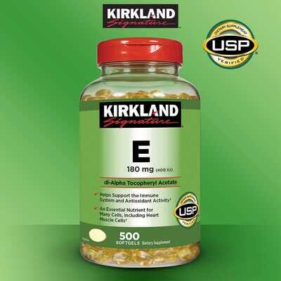 1 Softgel Kirkland Signature Vitamin E 180mg (400 IU) - SOLD PER PIECE