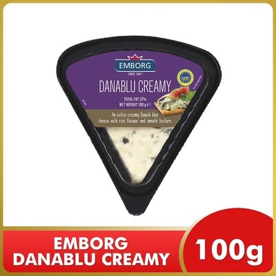Emborg DANABLU CREAMY PORTION MOLD CHEESE 100g - blue cheese