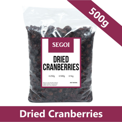 Segoi DRIED CRANBERRIES 500g