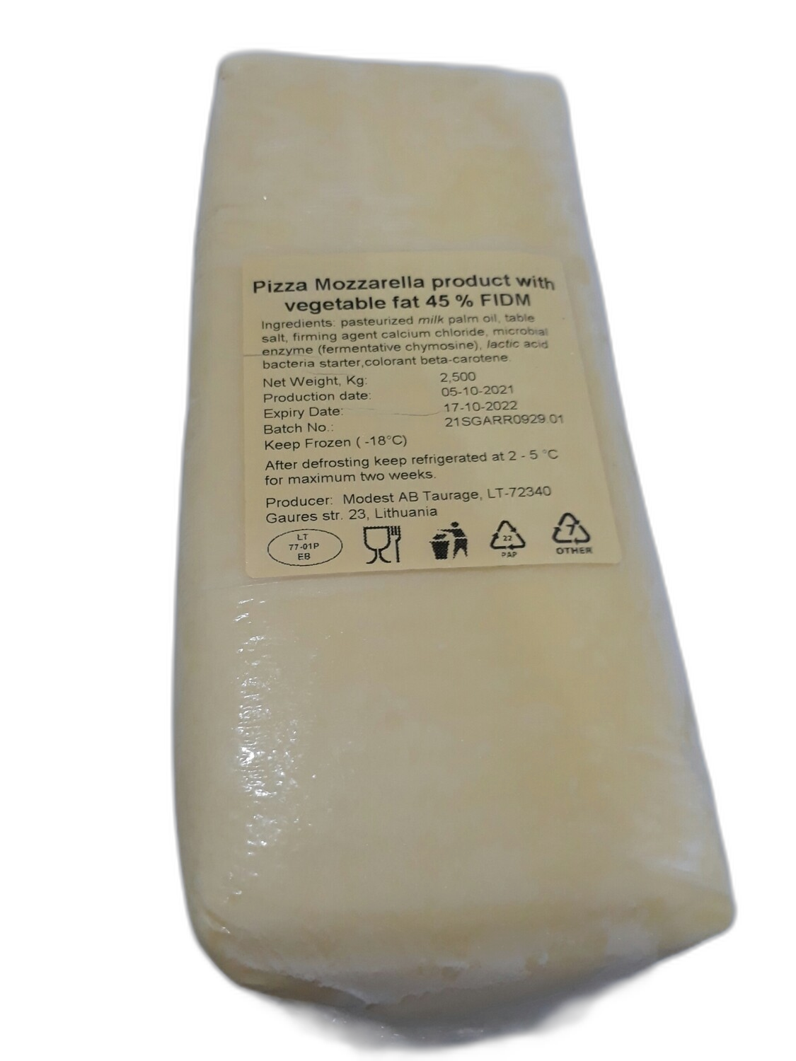 Vilvi MOZZARELLA Cheese 2.5kg