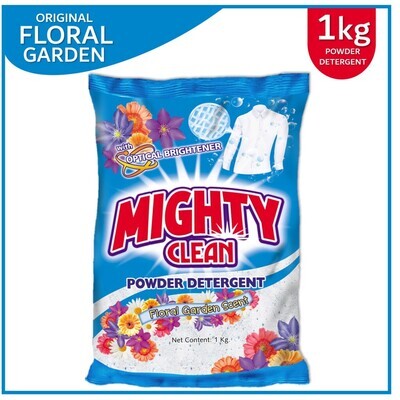 Mighty Clean Detergent Powder Floral Garden - Powder (Blue) 1 Kilo