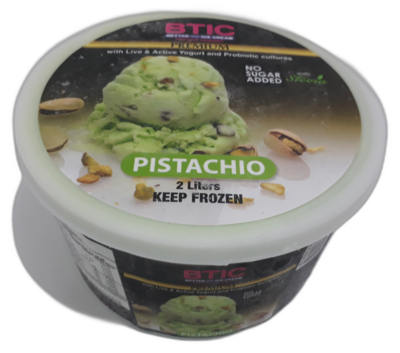 Premium PISTACHIO Yogurt Ice Cream 2 Liter