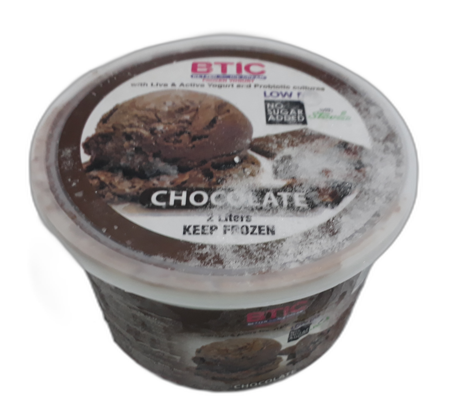 NO SUGAR CHOCOLATE Yogurt Ice Cream 2 Liter