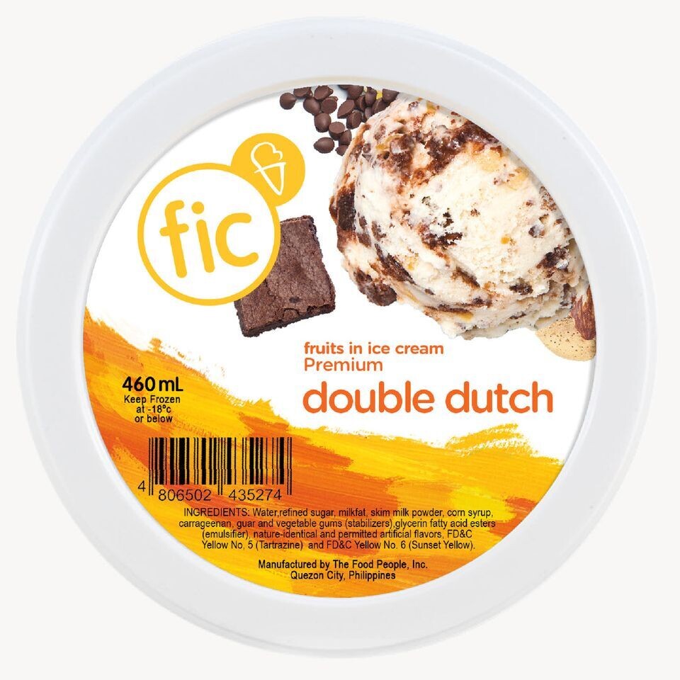 fic DOUBLE DUTCH Ice Cream 460ml