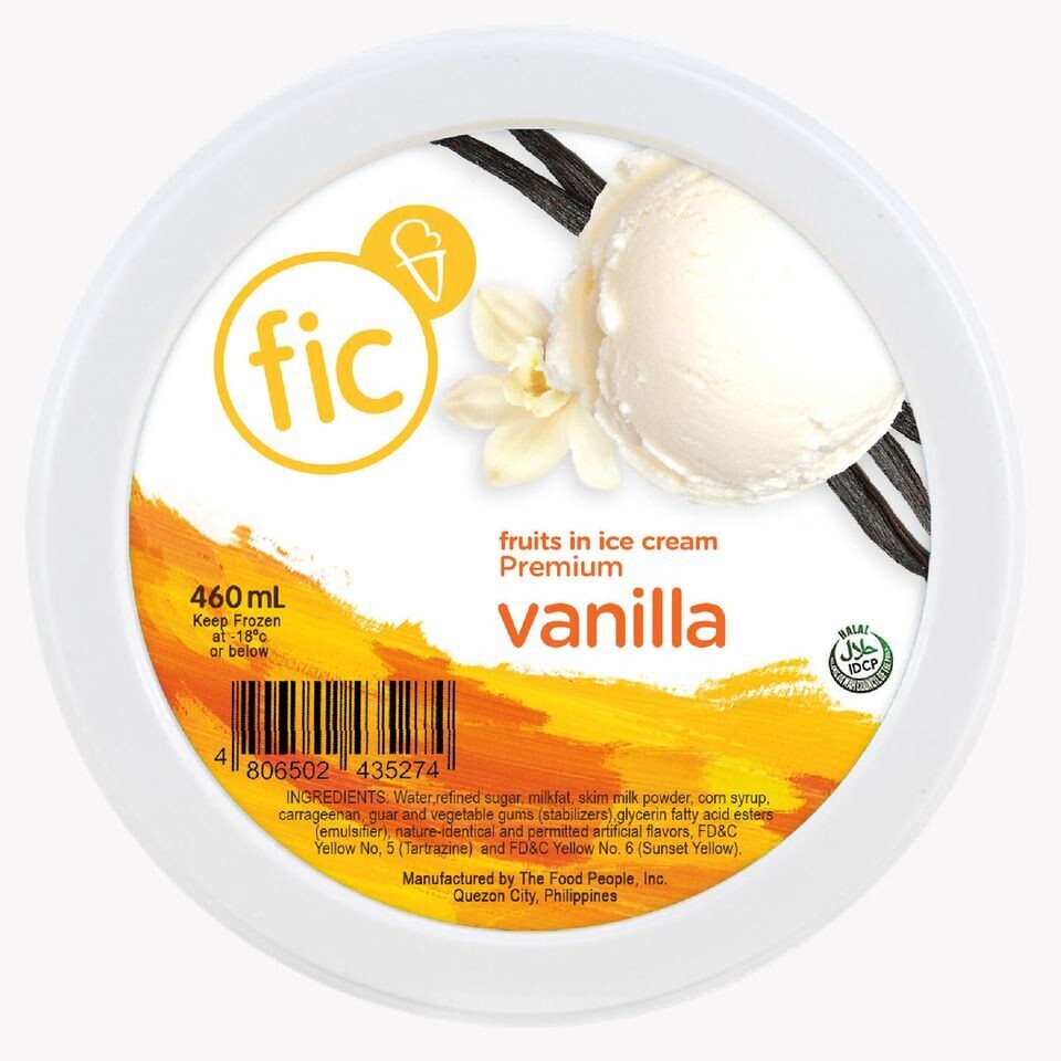 fic VANILLA Ice Cream 460ml