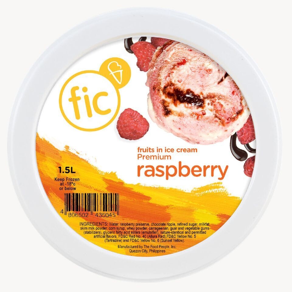 fic RASPBERRY Ice Cream 1.5 Liter