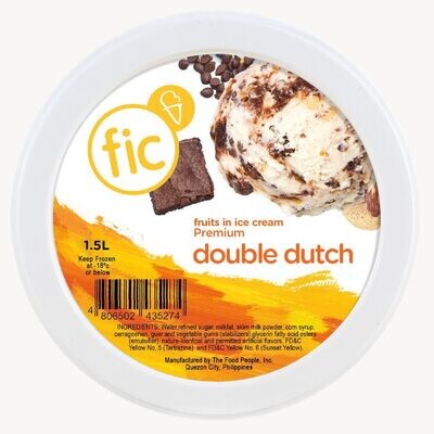 fic DOUBLE DUTCH Ice Cream 1.5 Liter