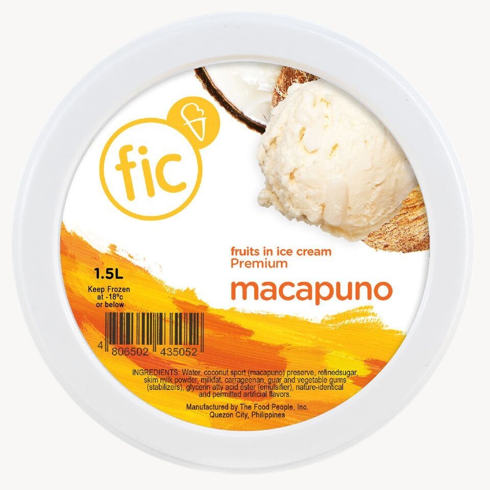 MACAPUNO Ice Cream 1.5 Liter