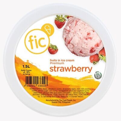 STRAWBERRY Ice Cream 1.5 Liter