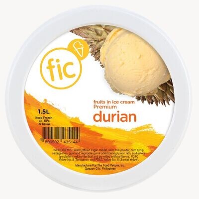 fic DURIAN Ice Cream 1.5 Liter
