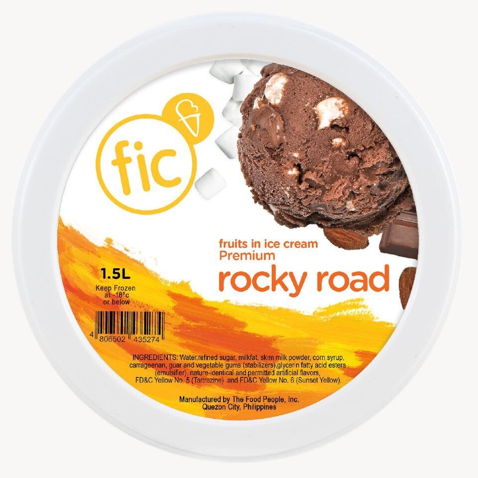 ROCKY ROAD Ice Cream 1.5 Liter