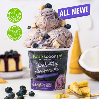 SuperScoops BLUEBERRY CHEEZECAKE 473ml