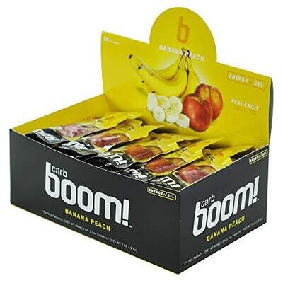 Carb Boom! Energy Gel 24-PACK - Banana-Peach