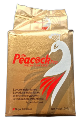 Peacock Instant Dry Yeast 500 gr