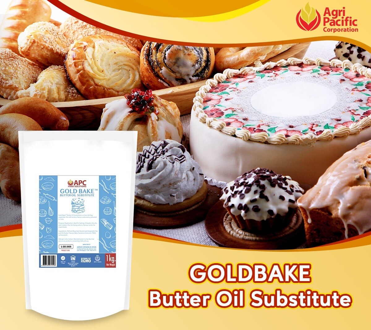 Gold Bake Butter Oil Substitute 1KG