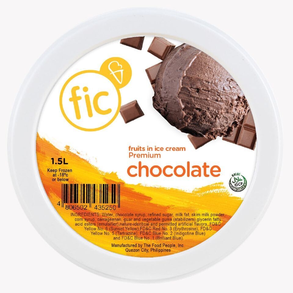 fic CHOCOLATE Ice Cream 1.5 Liter