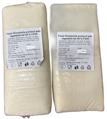 Vilvi WHITE MOZZARELLA Cheese 2.5kg