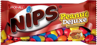 Nips Peanut Deluxe CANDY-COATED ROASTED PEANUTS 90g