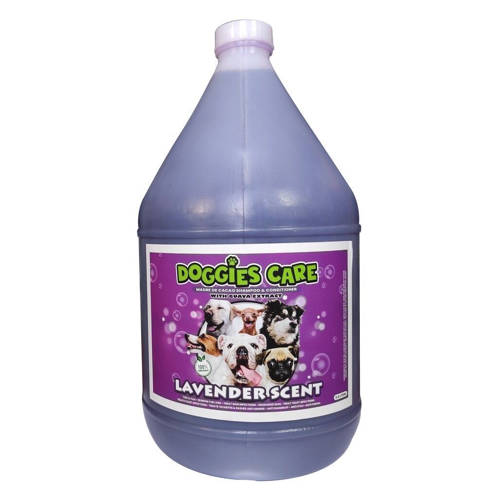 MDC DOG SHAMPOO & CONDITIONER with Guava Extract - Lavender Scent 3.4 Liter