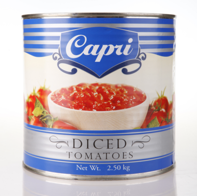 Capri DICED Canned Tomatoes 2,500g