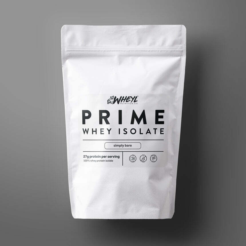 PRIME WHEY ISOLATE SIMPLY BARE 1LB (454G) - 15 servings