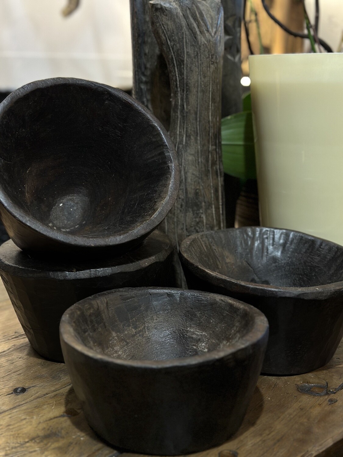 Primitive Wooden Bowls