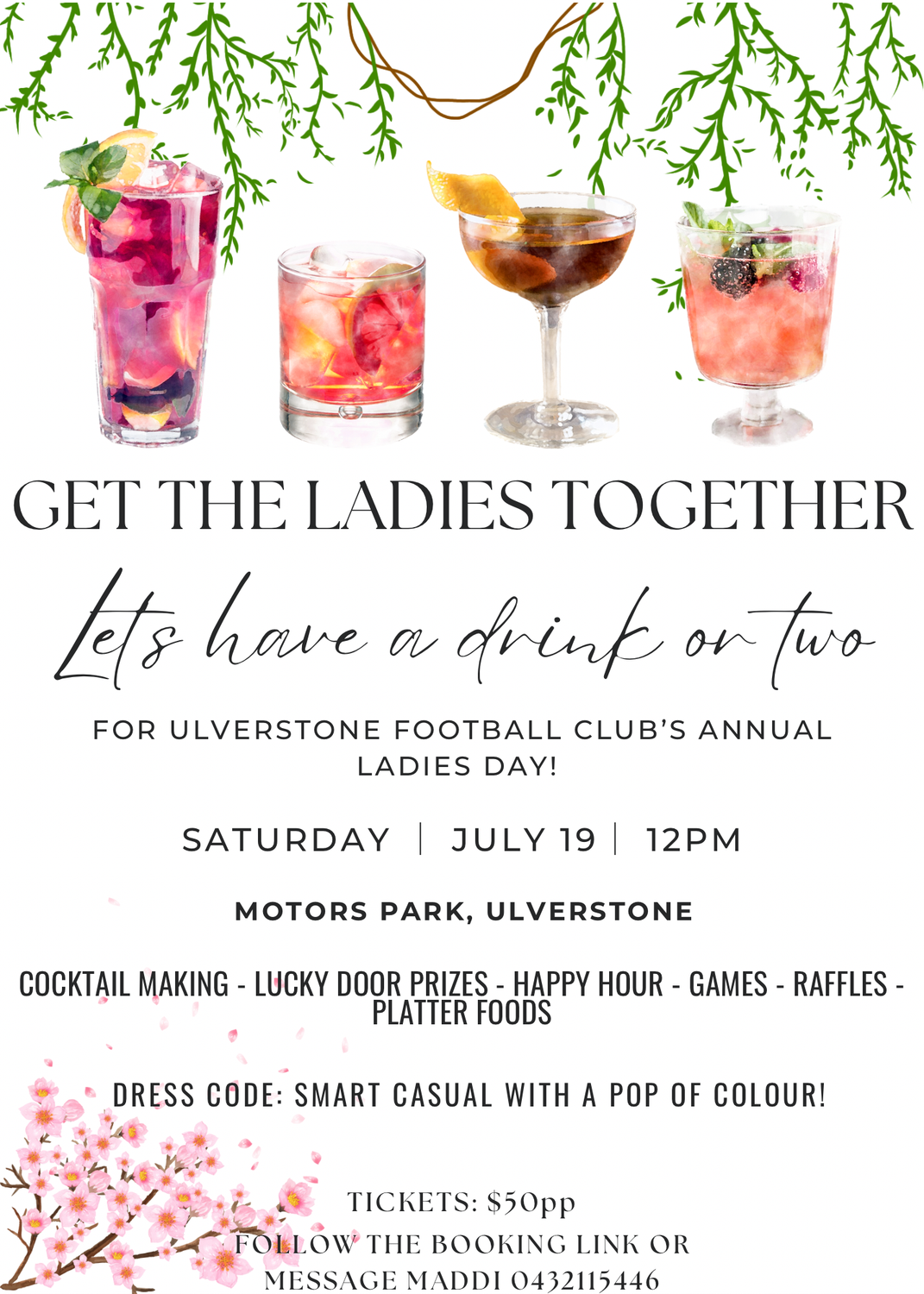 UFC Ladies Day Cocktail Making