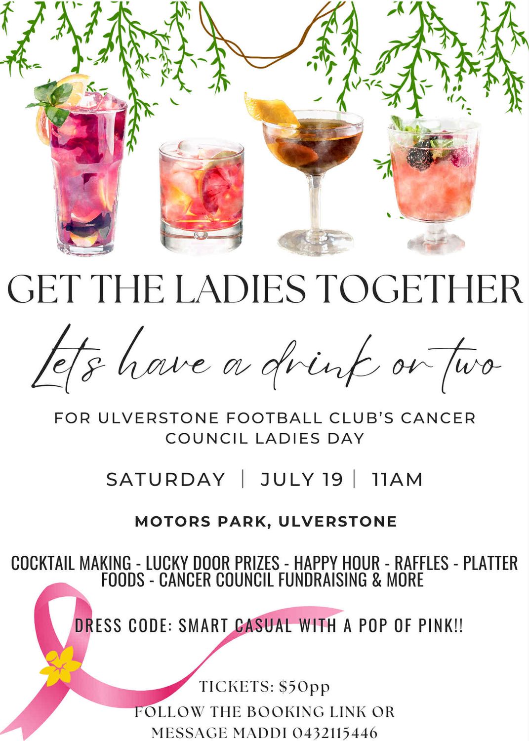 UFC Ladies Day Cocktail Making