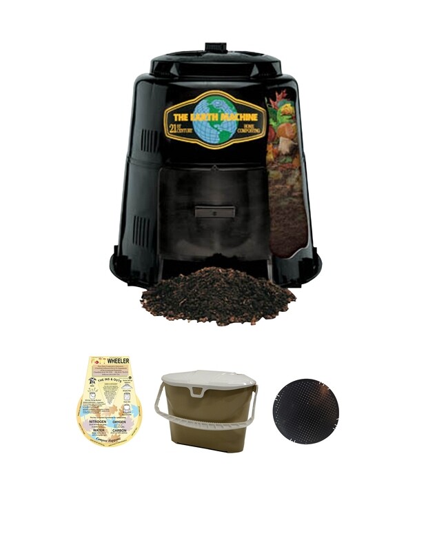 KIT 3 - Includes a kitchen scrap collection pail and rodent screen/base.