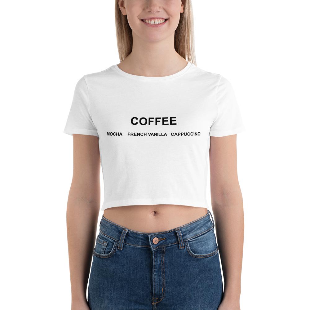 Coffee Palette Cropped T-Shirt