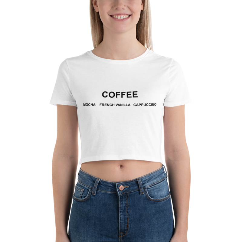 Coffee Palette Cropped T-Shirt