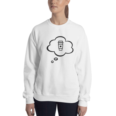 I Dream of Coffee Women's Graphic Crewneck Sweatshirt