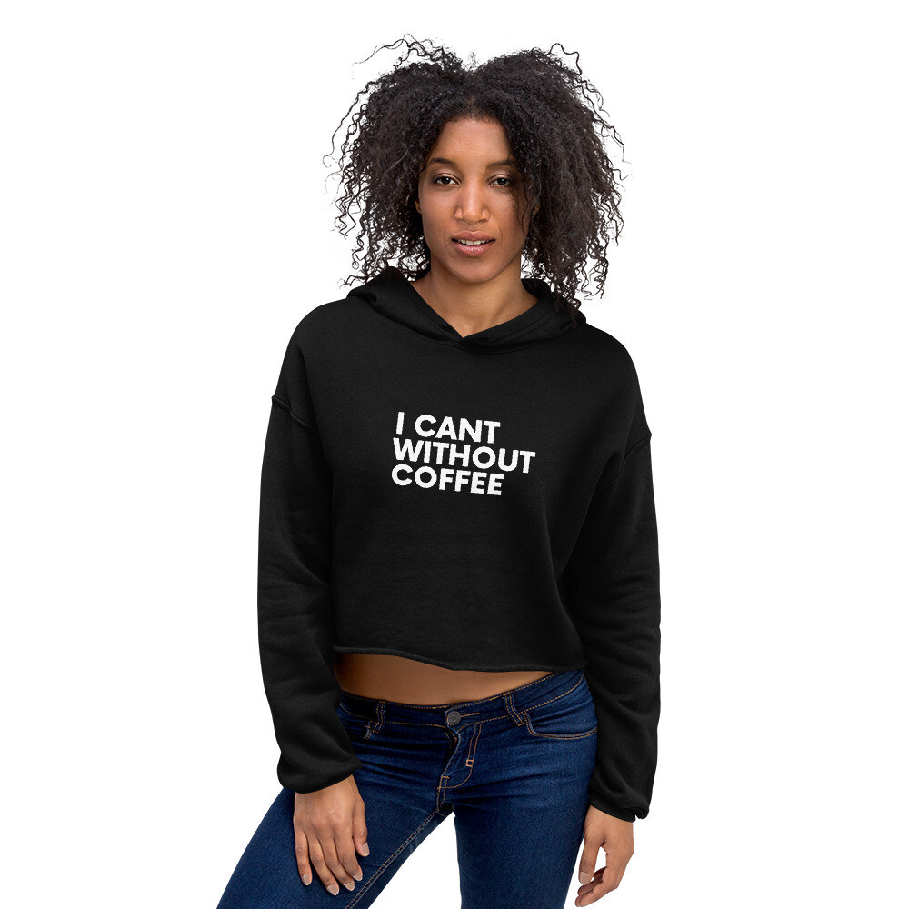 Bold is Best Cropped Hoodie, Size: S