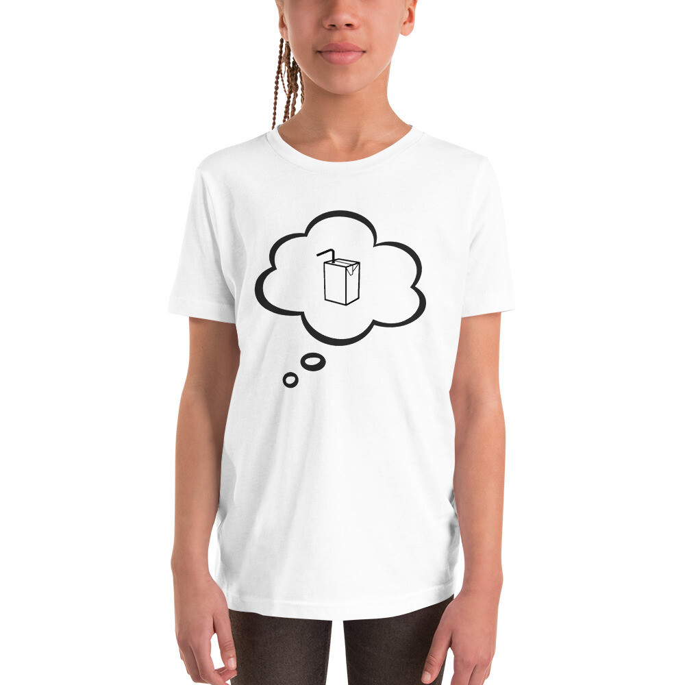  I Dream of Juice Youth Short Sleeve Graphic Crewneck T-Shirt, Size: S